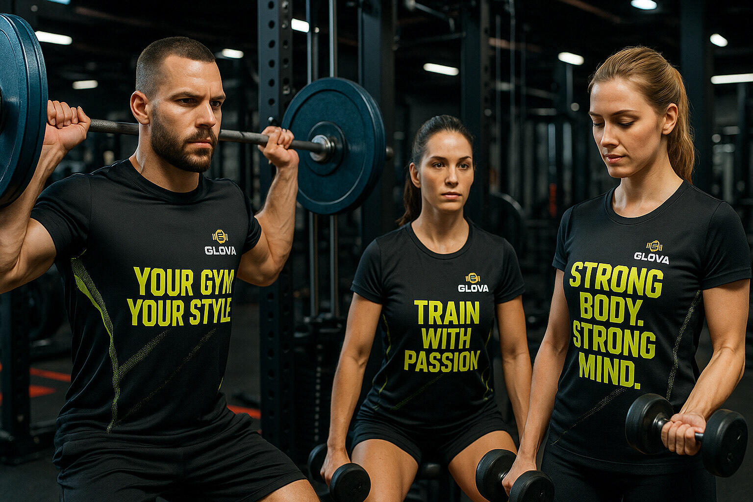 👕 Koszulki treningowe (pełna personalizacja, bez limitu reklam i grafik) – od 49 zł